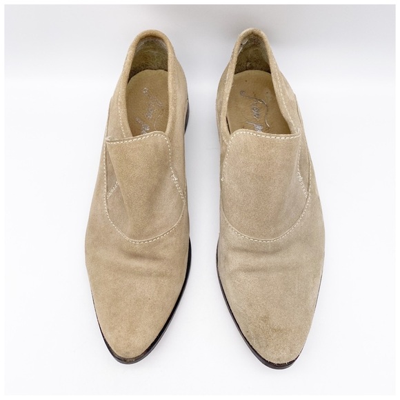 Free People Brady‎ Suede Loafers in Taupe Size 41.5 - Picture 5 of 14